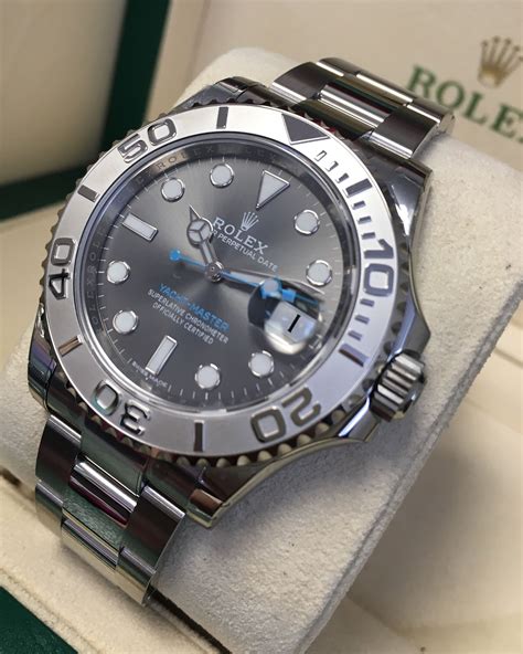 rolex rhodium yacht-master|rolex yacht master retail price.